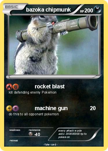 Pokemon bazoka chipmunk