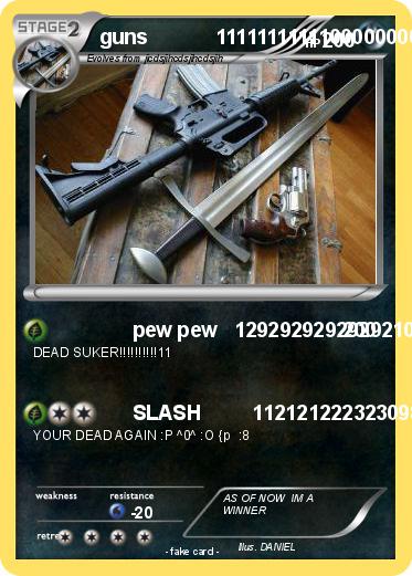 Pokemon guns            1111111111100000000000