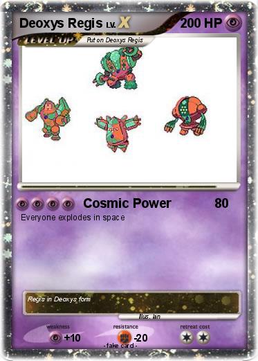 Pokemon Deoxys Regis