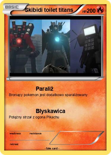 Pokemon Skibidi toilet titans