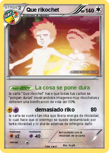 Pokemon Que rikochet