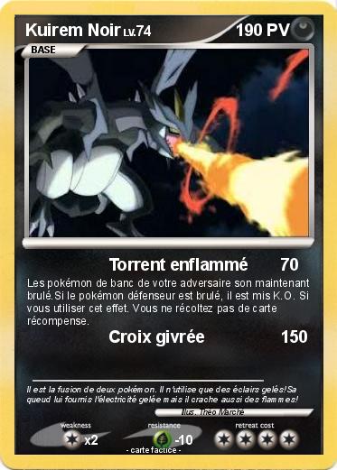 Pokemon Kuirem Noir