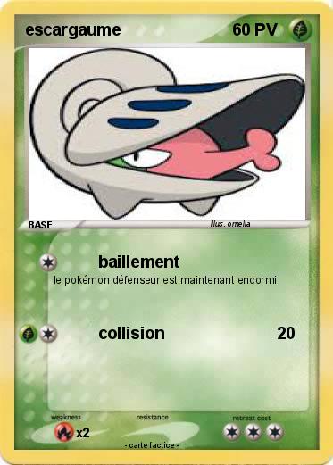Pokemon escargaume