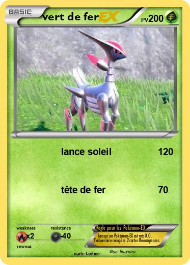 Pokemon vert de fer