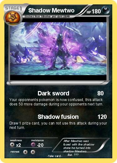 Pokemon Shadow Mewtwo