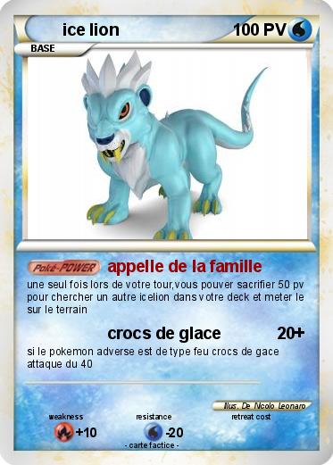 Pokemon ice lion