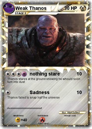 Pokemon Weak Thanos