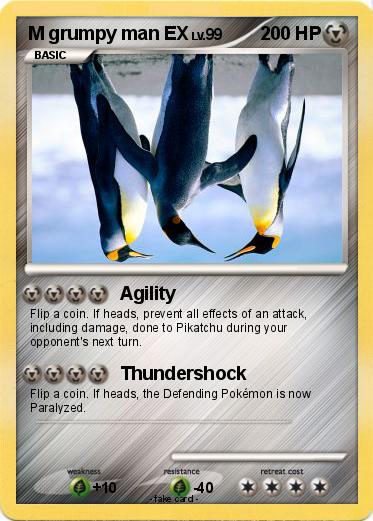 Pokemon M grumpy man EX
