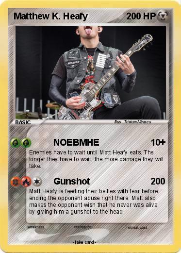 Pokemon Matthew K. Heafy