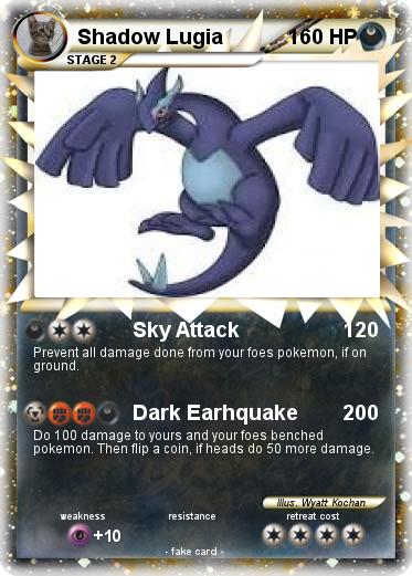 Pokemon Shadow Lugia