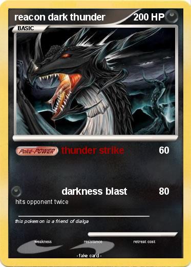 Pokemon reacon dark thunder