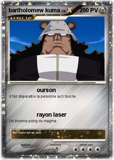 Pokemon bartholomew kuma