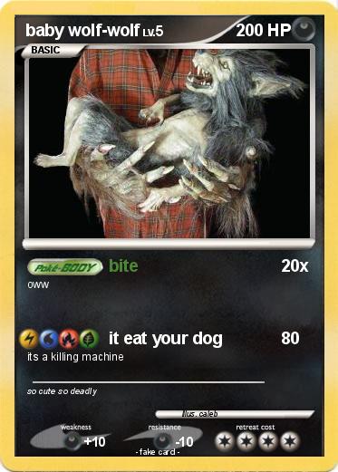 Pokemon baby wolf-wolf