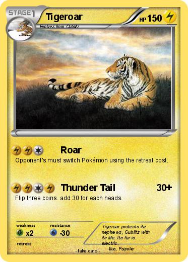 Pokemon Tigeroar