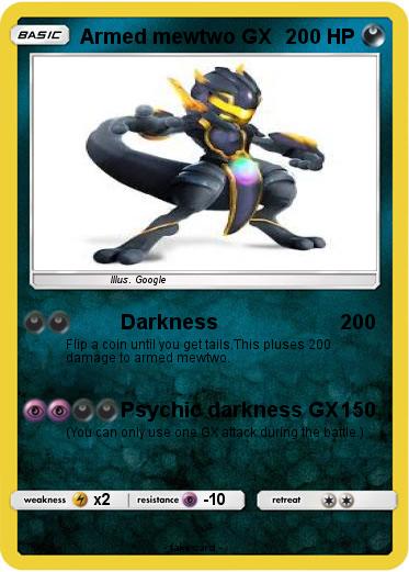 Pokemon Armed mewtwo GX