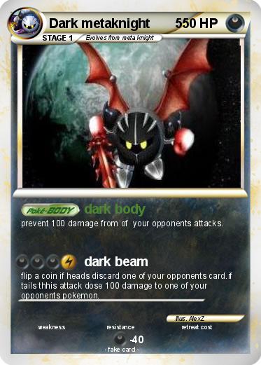 Pokemon Dark metaknight       5