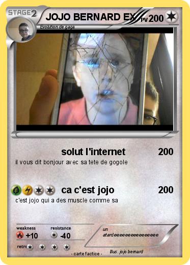 Pokemon JOJO BERNARD EX