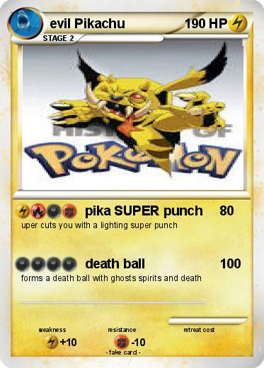 Pokemon evil Pikachu
