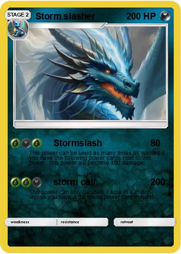 Pokemon Storm slasher