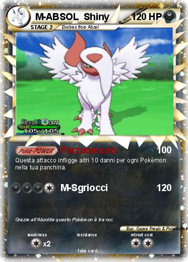 Pokemon M-ABSOL  Shiny