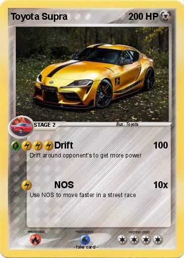 Pokemon Toyota Supra
