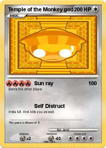 Pokemon Temple of the Monkey god
