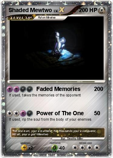 Pokemon Shaded Mewtwo