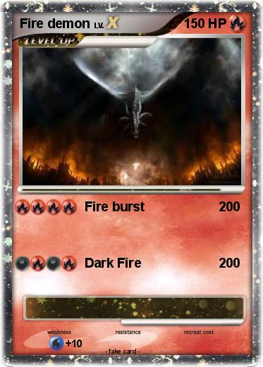 Pokemon Fire demon