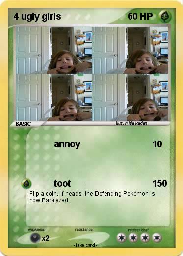 Pokemon 4 ugly girls