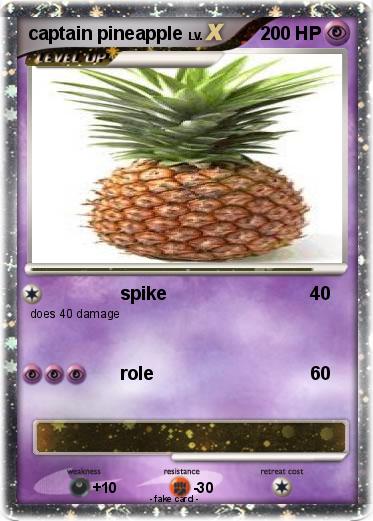 Pokemon captain pineapple