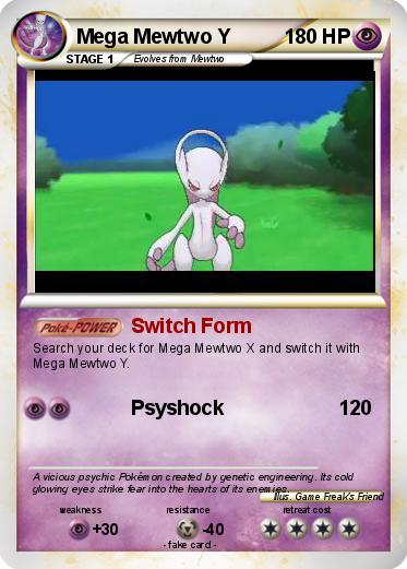 Pokemon Mega Mewtwo Y