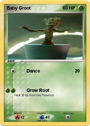 Pokemon Baby Groot