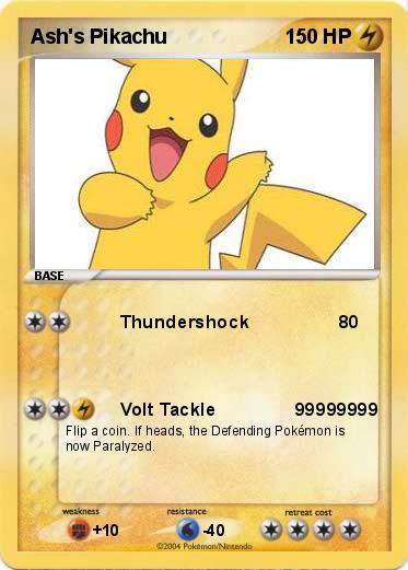 Pokemon Ash's Pikachu