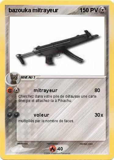 Pokemon bazouka mitrayeur