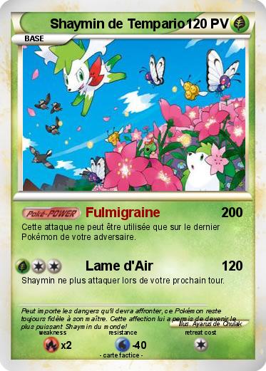 Pokemon Shaymin de Tempario