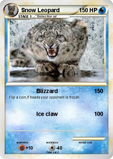 Pokemon Snow Leopard