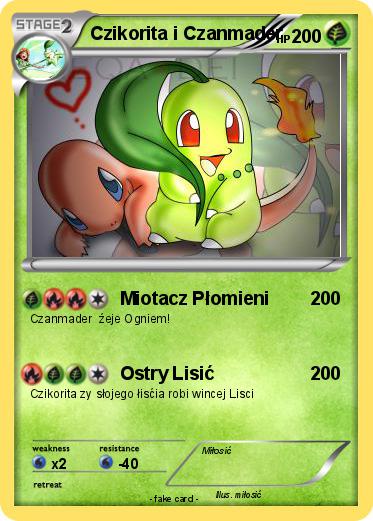 Pokemon Czikorita i Czanmader