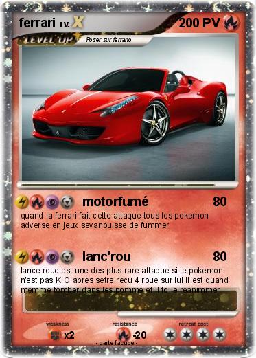 Pokemon ferrari