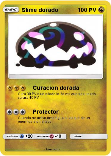 Pokemon Slime dorado