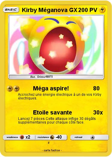 Pokemon Kirby Méganova GX