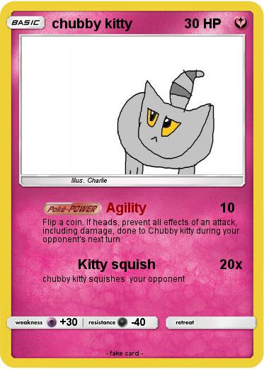 Pokemon chubby kitty