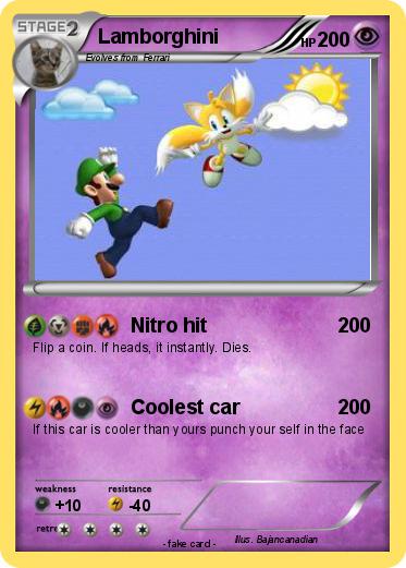 Pokemon Lamborghini