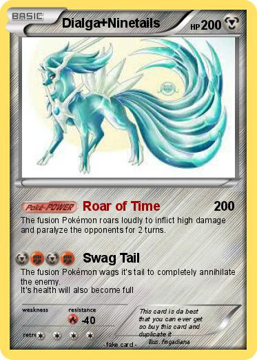 Pokemon Dialga+Ninetails