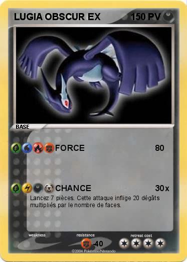 Pokemon LUGIA OBSCUR EX