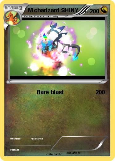 Pokemon M charizard SHINY