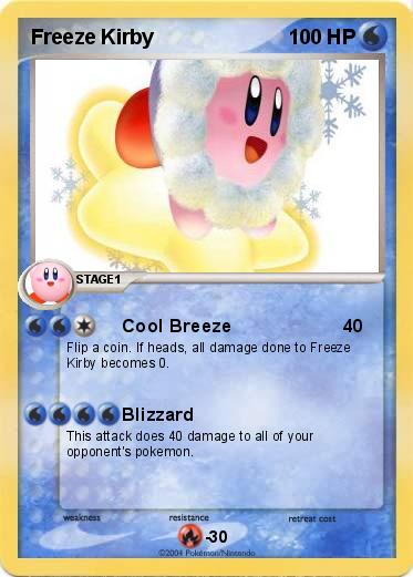 Pokemon Freeze Kirby