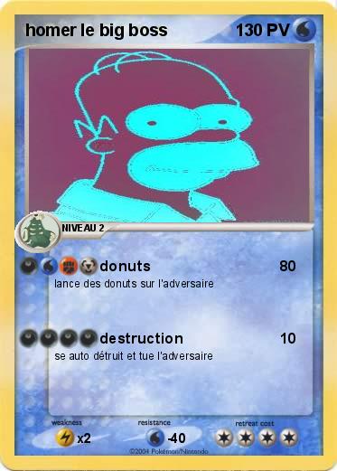 Pokemon homer le big boss