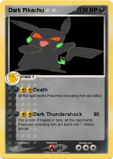Pokemon Dark Pikachu