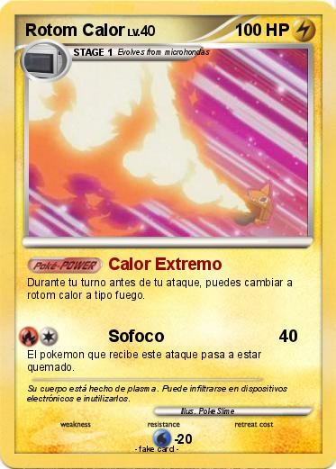 Pokemon Rotom Calor