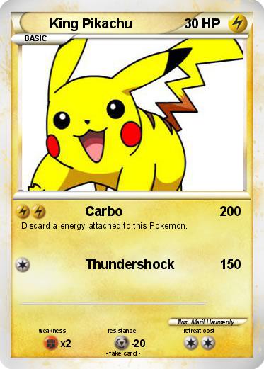 Pokemon King Pikachu